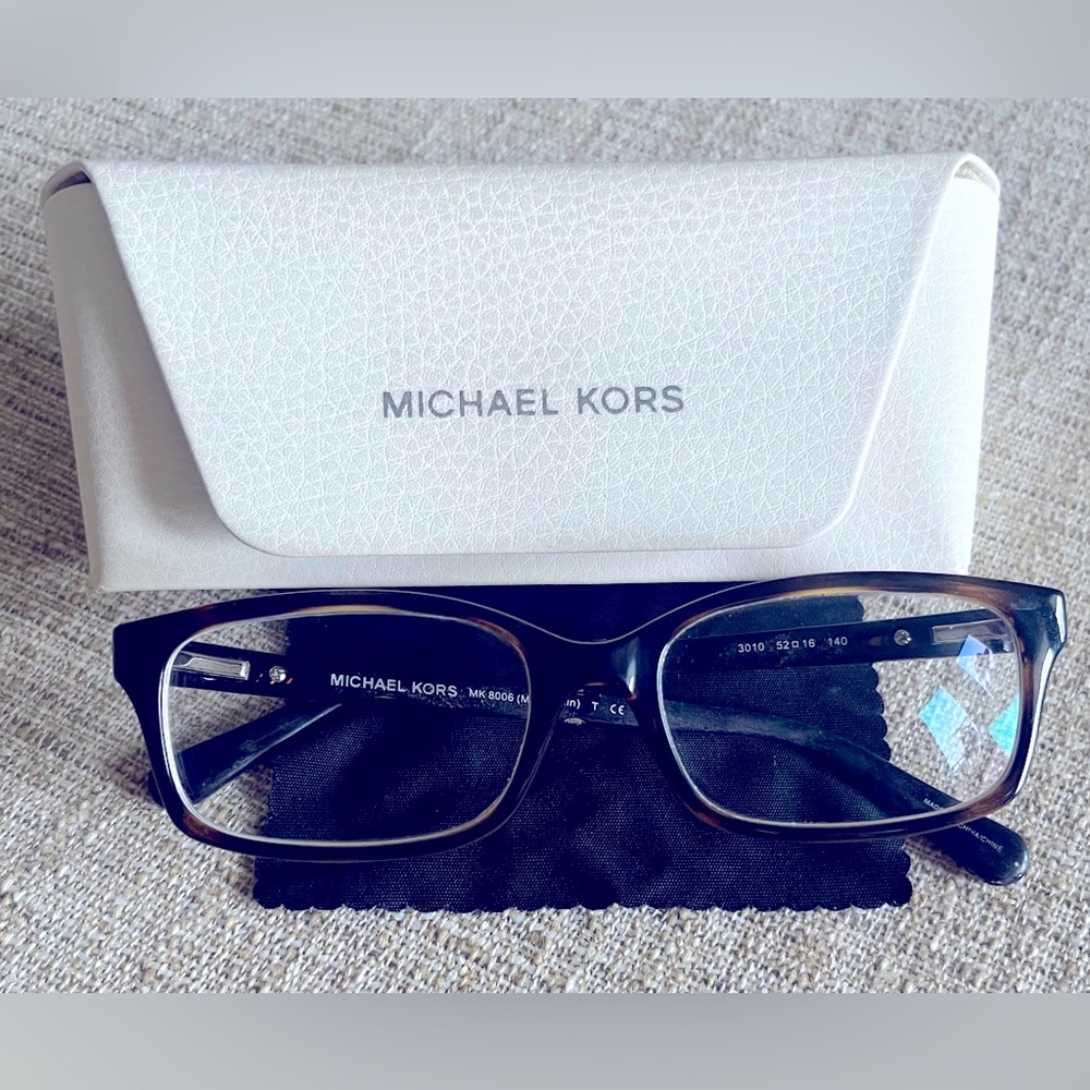Michael Kors MK8006 Medellin 3010 Dark Tortoise Snake Eyeglasses